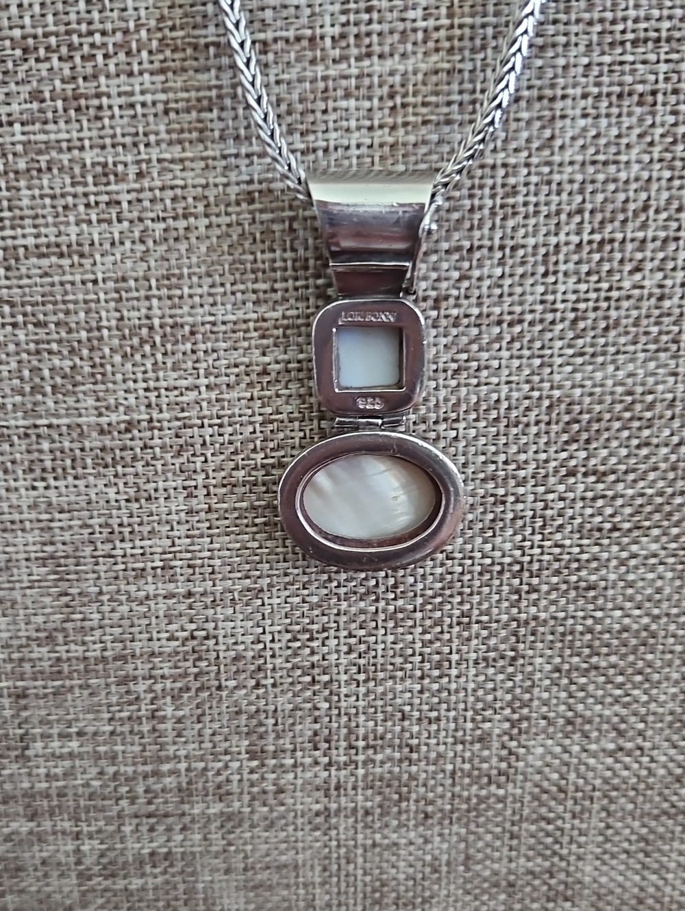Lori Bonn Silver Drop Necklace - Picture 3 of 7